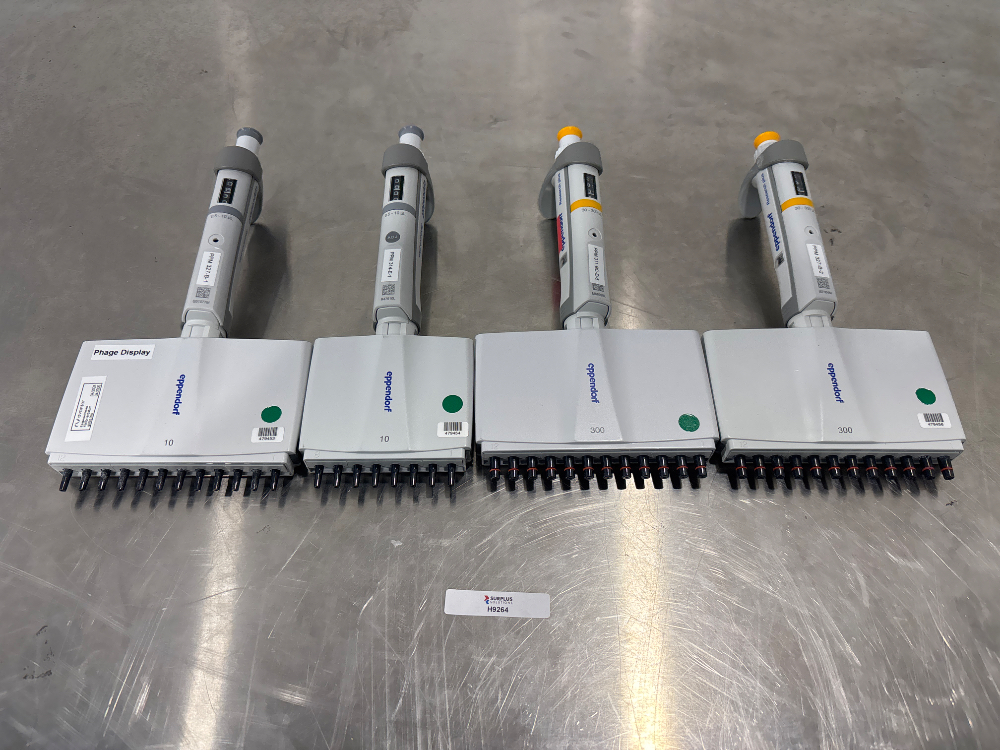 Image of Eppendorf Research Plus Pipettes x4
